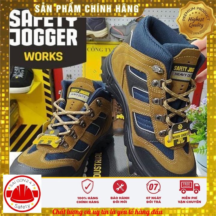 Giày bảo hộ Jogger X2000 S3 - TẶNG KÈM 1 ĐÔI VỚ CHÂN NAM CAO CẤP