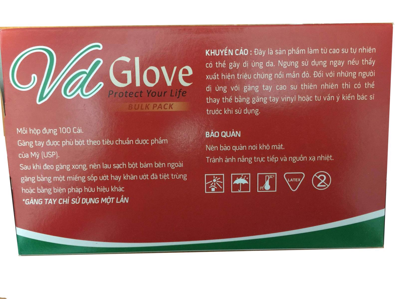 Găng tay y tế VD-Glove không bột